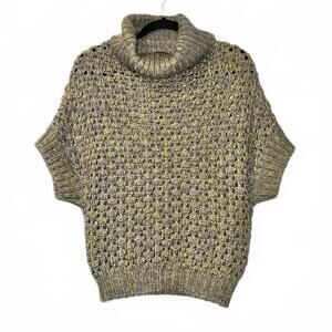 Hazel Women's Medium Chunky Knit Turtleneck Sweater